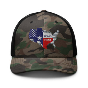 Texas Above All Else Camo Cap