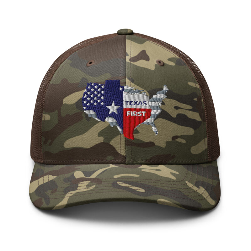 Texas Above All Else Camo Cap
